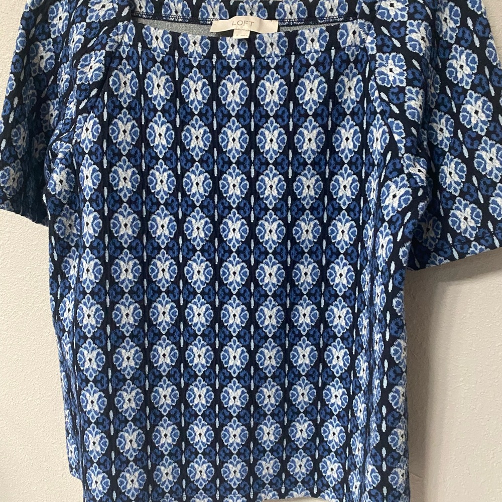 Loft square neck shirt